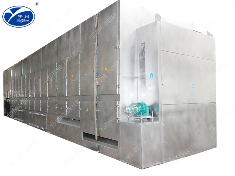 многослойная ленточная сушилка с перфорированным потоком воздуха серии DWC